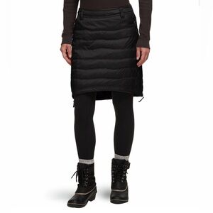 Skhoop Short Down Skirt Women’s L Black Puffer Outdoor Hiking Casual Cabin-core